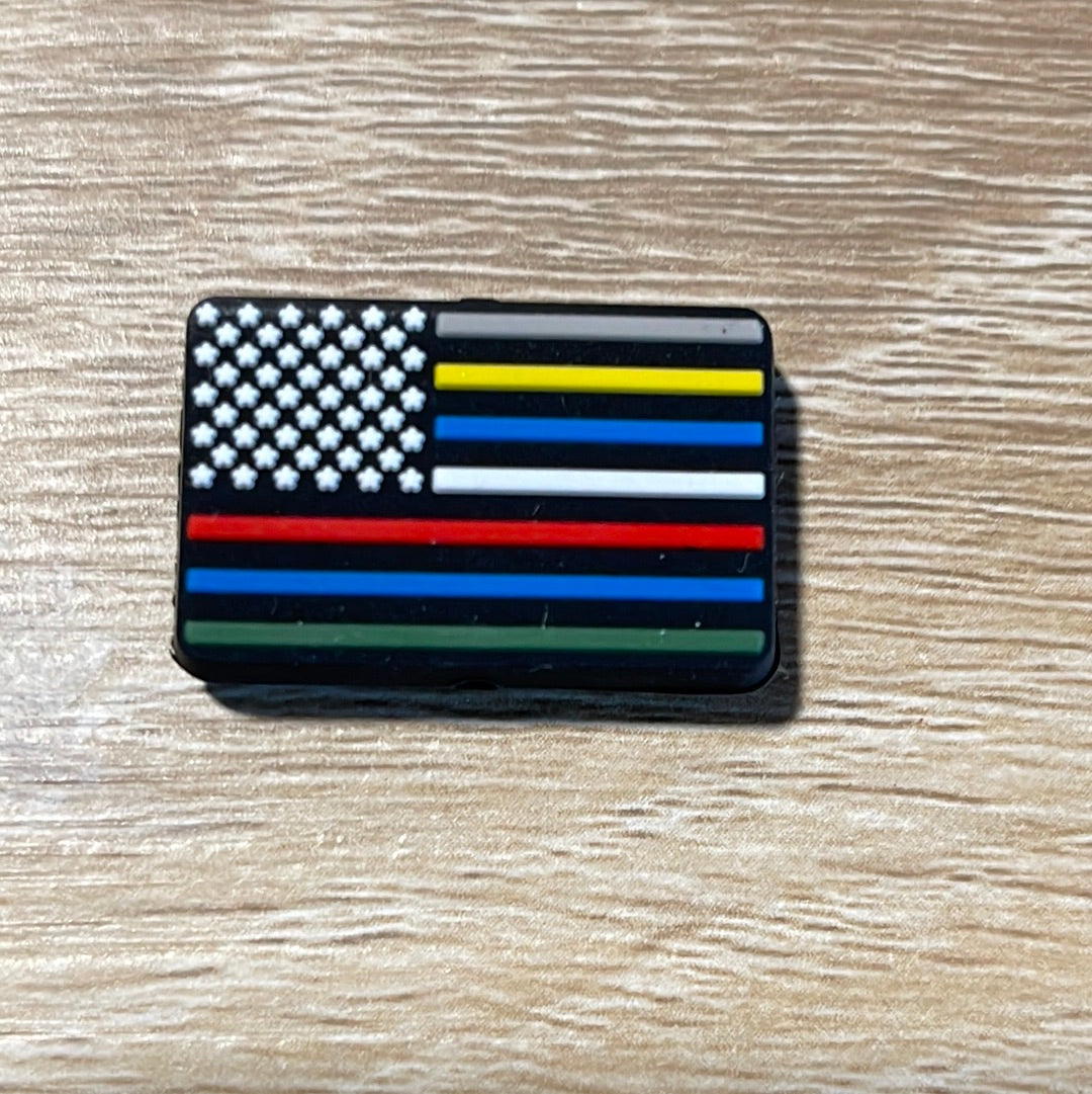 First Responder Flag Silicone Focal - TaTNCS Exclusive