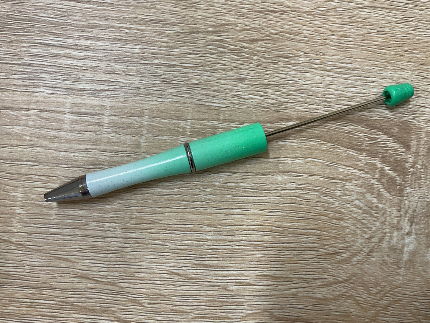 Plastic Beadable Pen Metallic/Ombre Colors