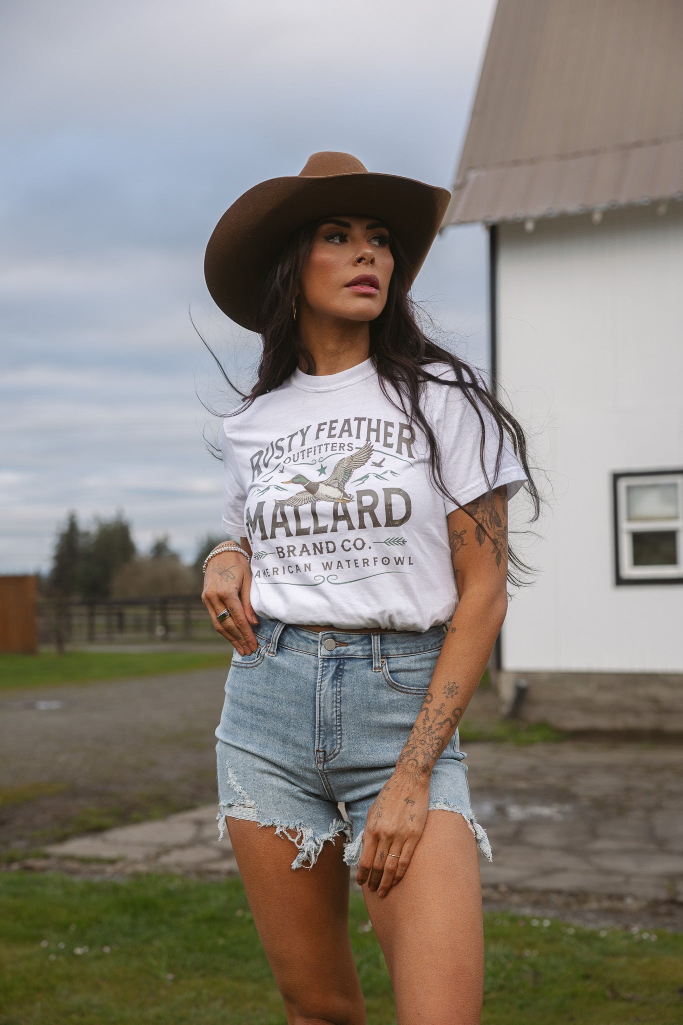 On The Go Distressed Shorts- Medium Wash
