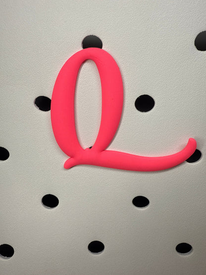 RDBOGGLETS Pink-  Decorative Alphabet Lettering Accessories Compatible with Bogg Bags