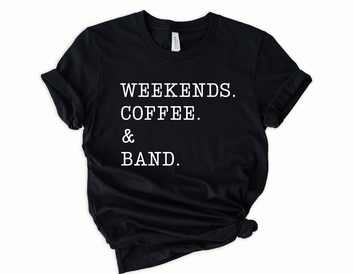 Coffee & Band Graphic Tee
