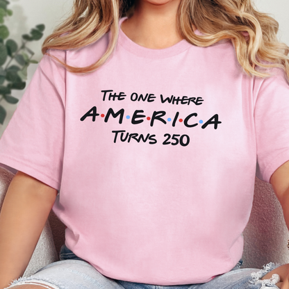 America 250 Friends Graphic Tee
