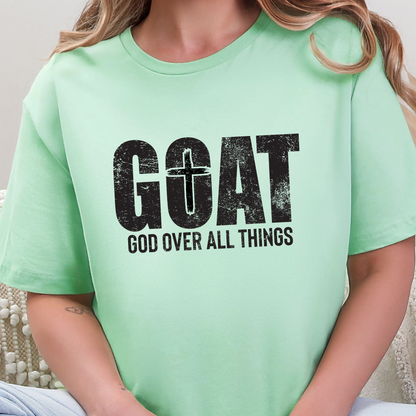 GOAT God Over All Things Graphic Tee