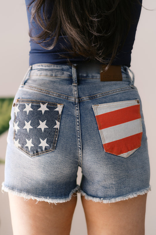 Stars & Stripes Judy Blue Shorts
