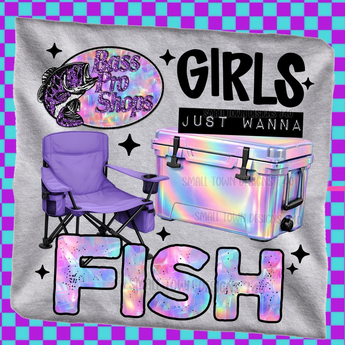 GIRLS WANNA FISH TEE
