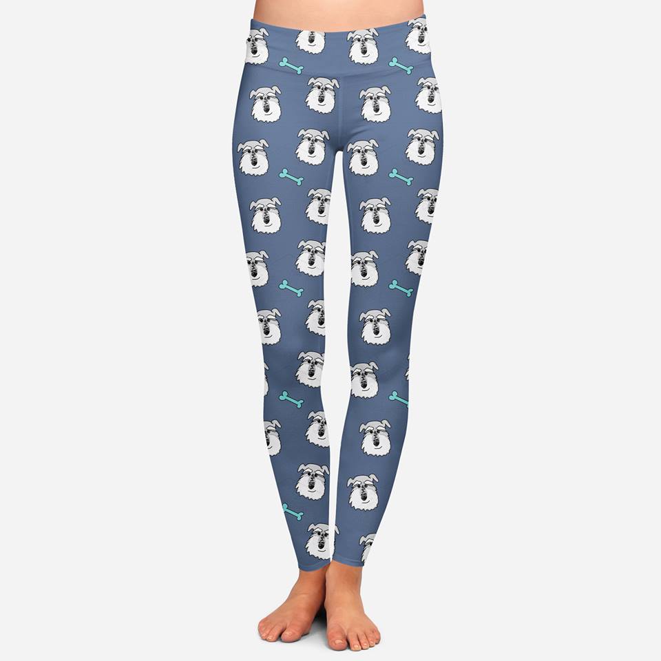 SUPER CLEARANCE Colorado Mini Schnauzer Rescue FUNDRAISER (Exclusive) - High-quality Handcrafted Vibrant Leggings