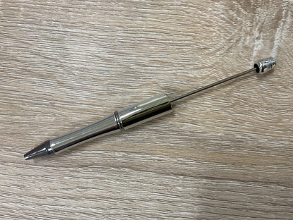 Plastic Beadable Pen Metallic/Ombre Colors