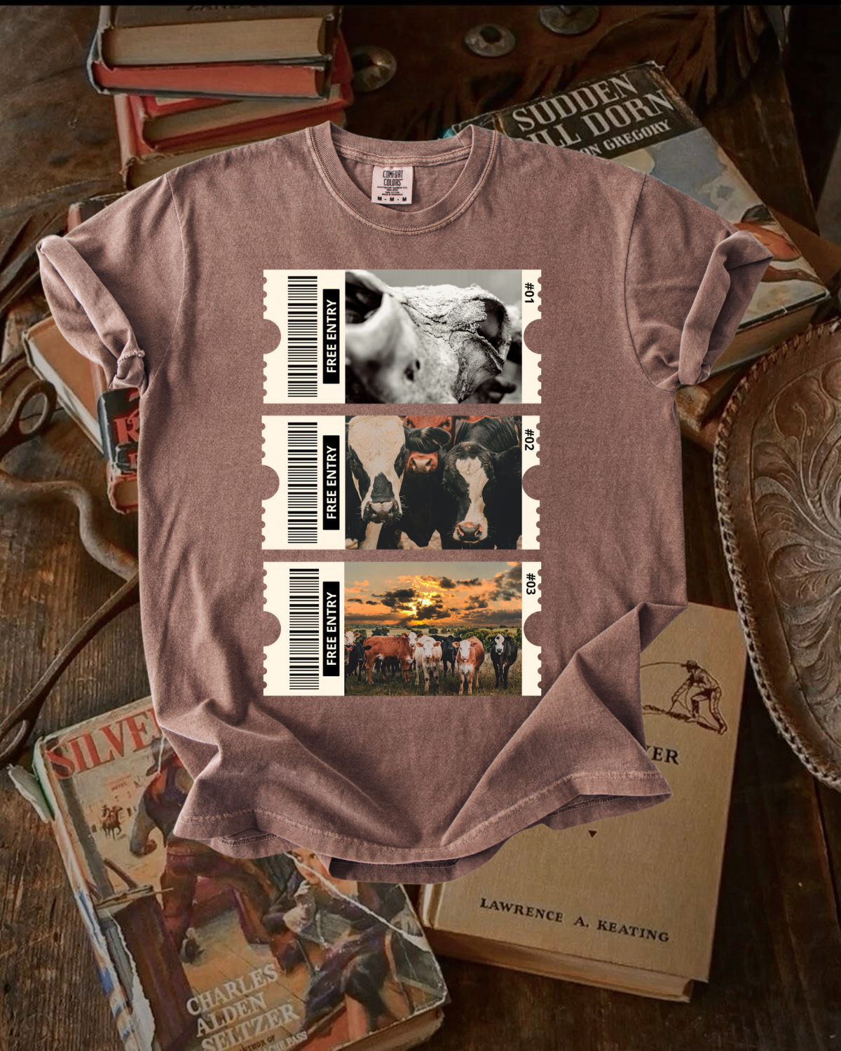 Free entry tee