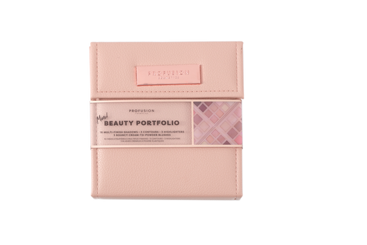 Mini Beauty Portfolio | 25 Shade Face, Eye, and Lip Beauty Kit