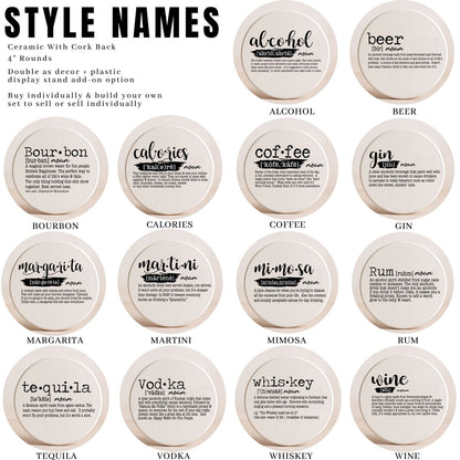 Drink Definition Coasters