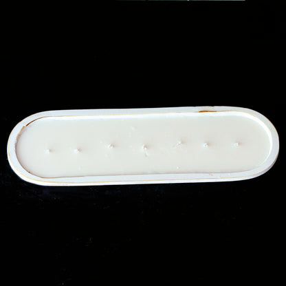 Molten Lava - 7 Wick White Wood Dough Bowl Soy Candle