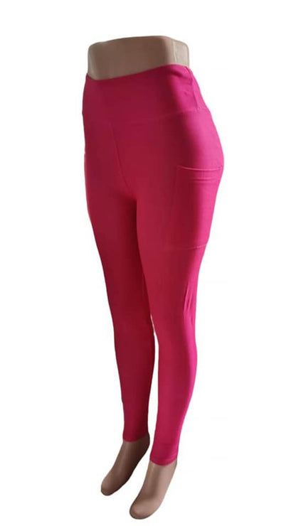 CLEARANCE Solid with Pockets - High-quality Handcrafted Vibrant Leggings
