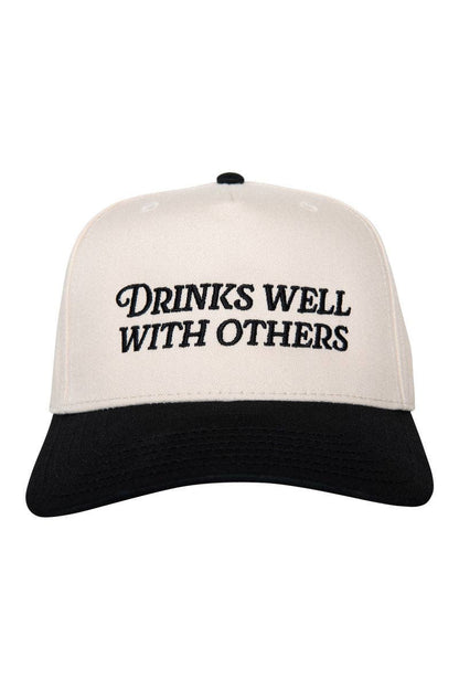 Drinks Well With Others Vintage Trucker Hats For Women
