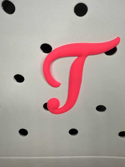 RDBOGGLETS Pink-  Decorative Alphabet Lettering Accessories Compatible with Bogg Bags