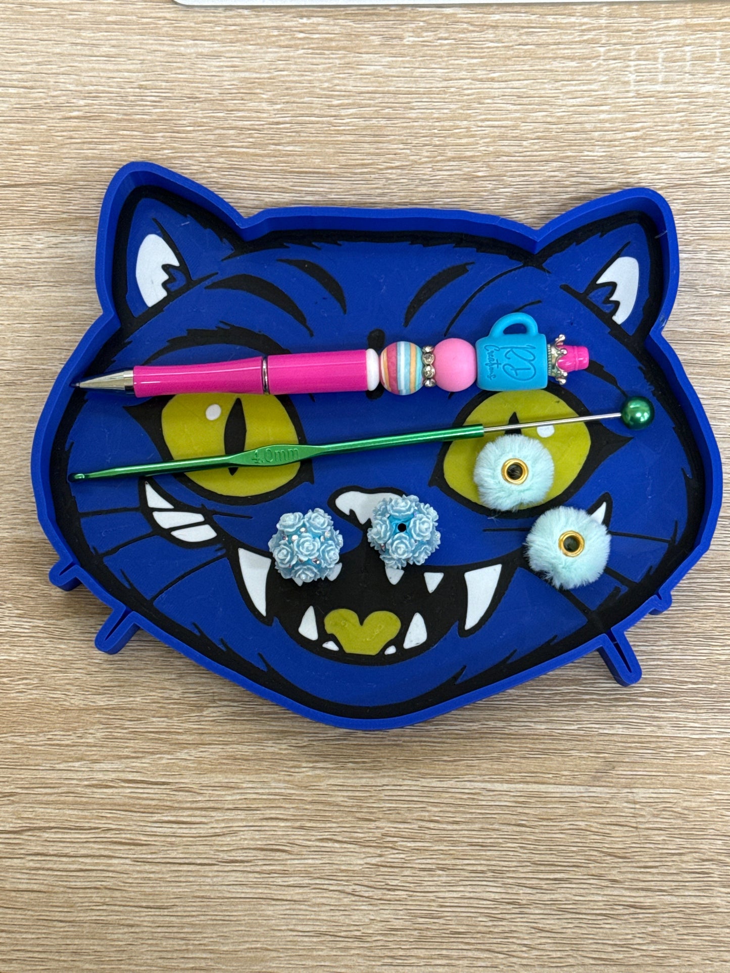 RDKPopDerpyTiger 9x6 Bead or Catch All Tray - Custom Designs Available (email us)