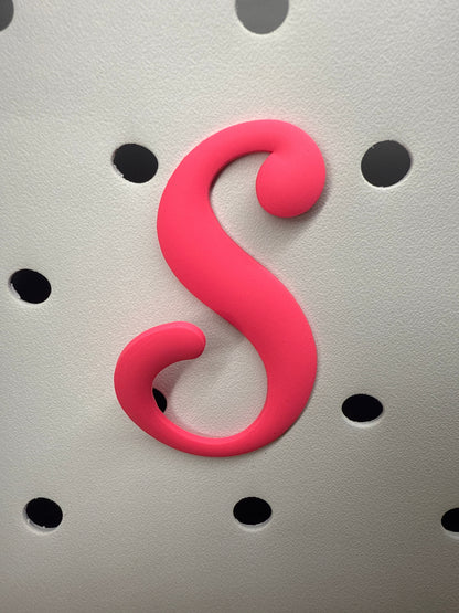 RDBOGGLETS Pink-  Decorative Alphabet Lettering Accessories Compatible with Bogg Bags