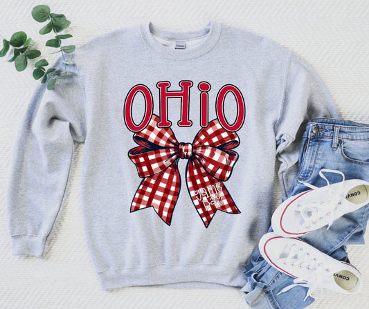 Ohio Game Day Bow