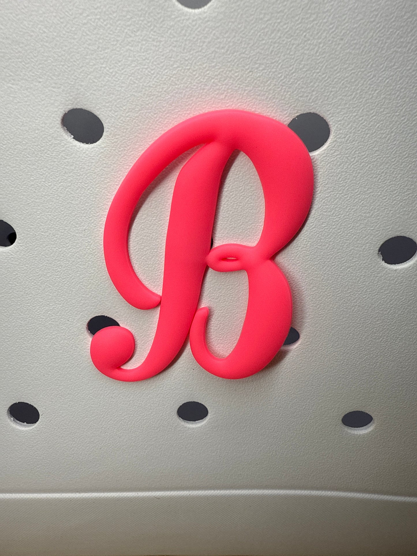 RDBOGGLETS Pink-  Decorative Alphabet Lettering Accessories Compatible with Bogg Bags