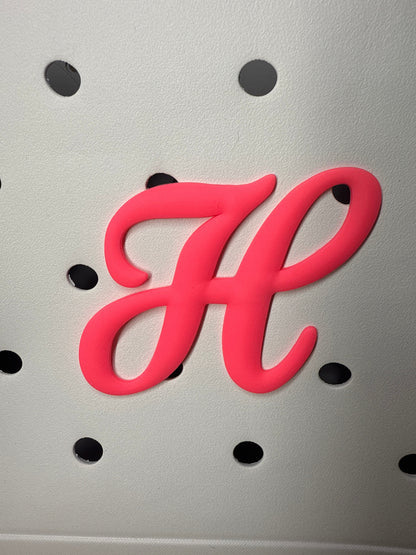 RDBOGGLETS Pink-  Decorative Alphabet Lettering Accessories Compatible with Bogg Bags