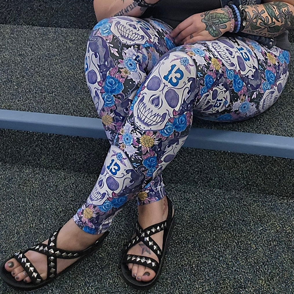 Triskaidekaphobia (Exclusive) - High-quality Handcrafted Vibrant Leggings
