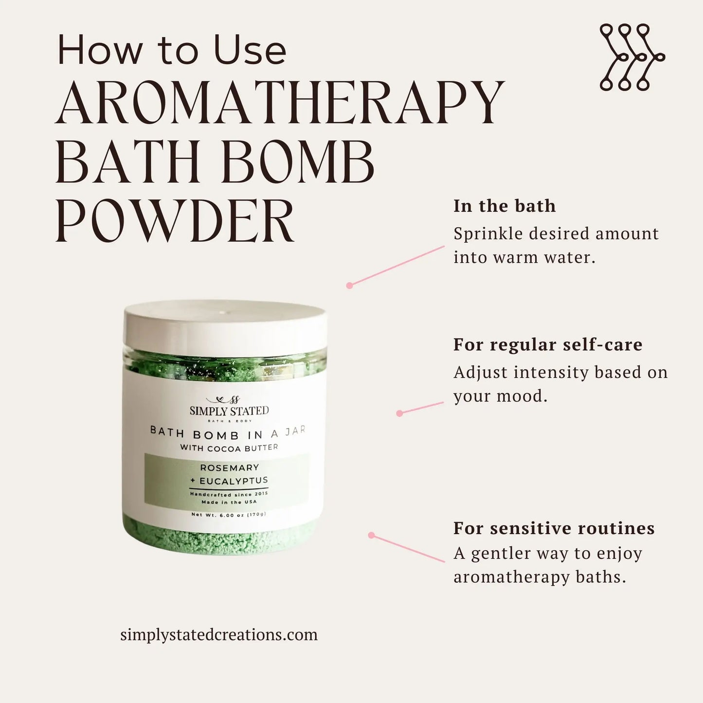 Eucalyptus + Spearmint Bath Bomb Powder