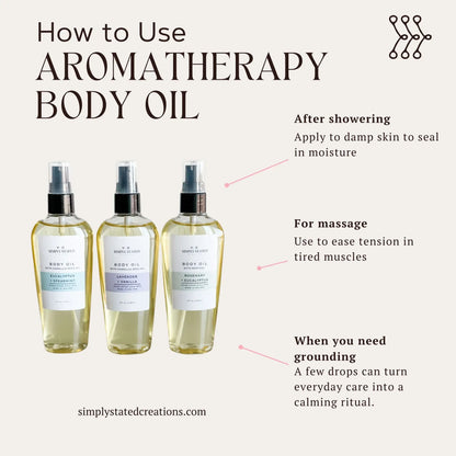 Eucalyptus + Spearmint Body Oil