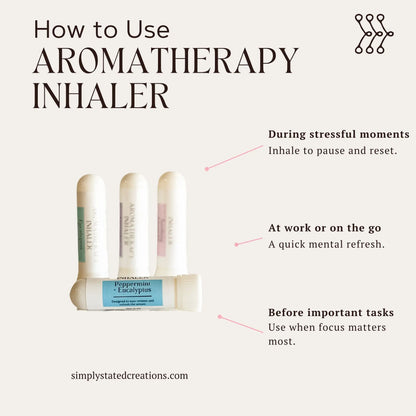 Soothing Lavender Aroma Nasal Inhaler Stick (Classic Label)