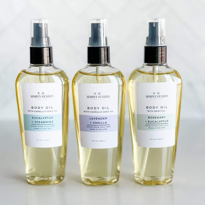 Eucalyptus + Spearmint Body Oil