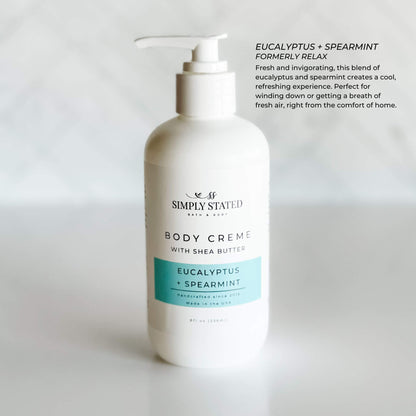 Eucalyptus + Spearmint Body Crème