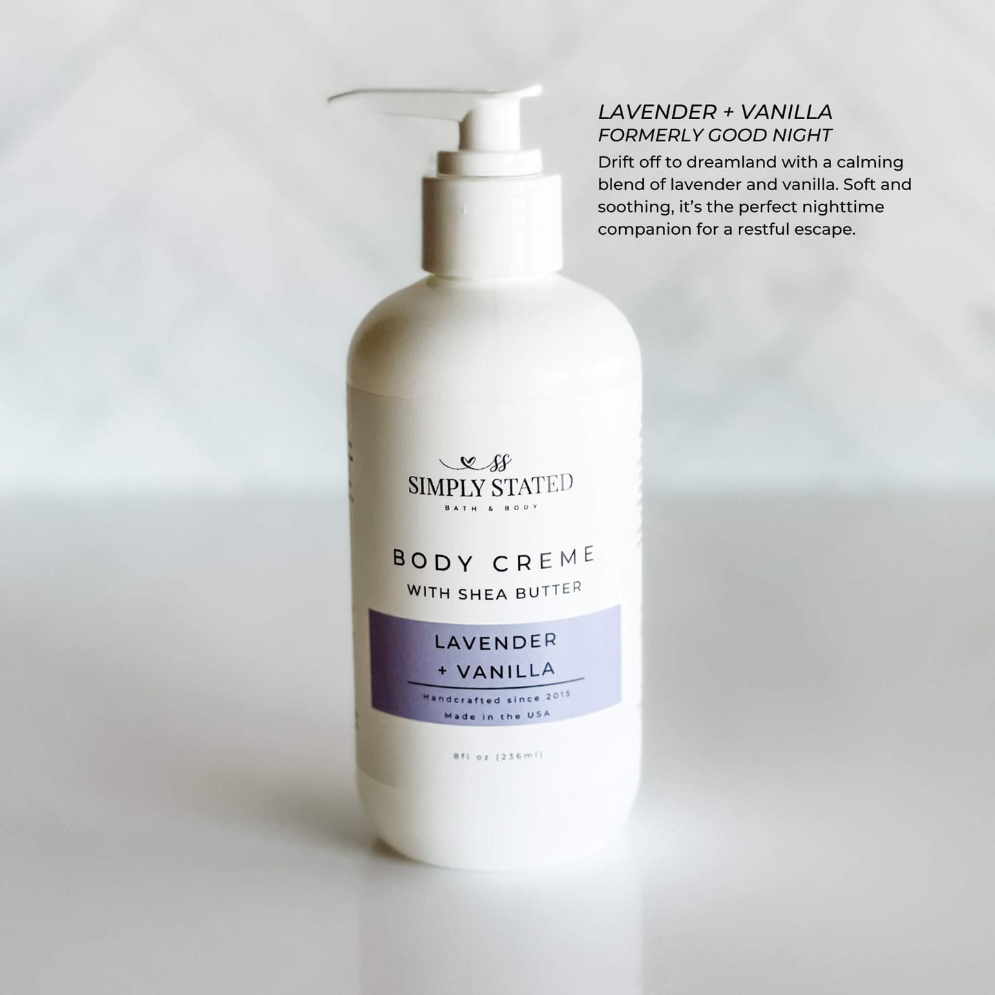 Lavender + Vanilla Body Crème