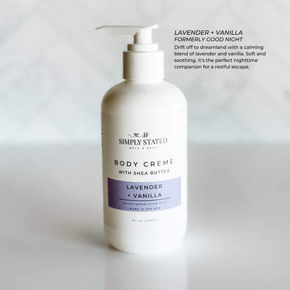 Lavender + Vanilla Body Crème