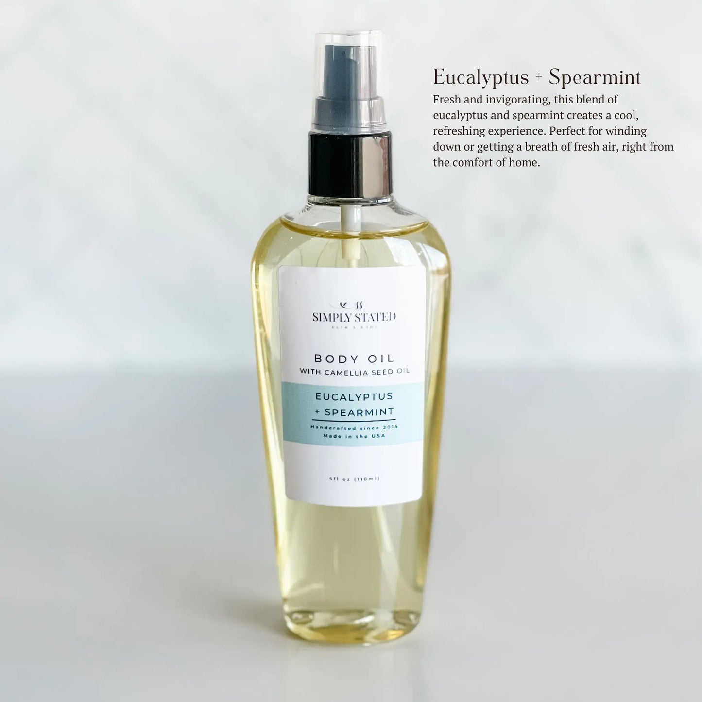 Eucalyptus + Spearmint Body Oil