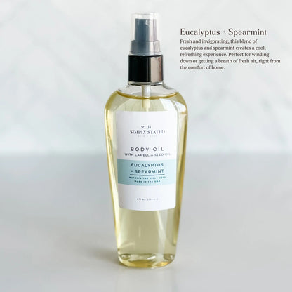 Eucalyptus + Spearmint Body Oil