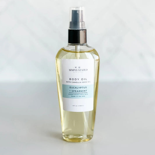 Eucalyptus + Spearmint Body Oil