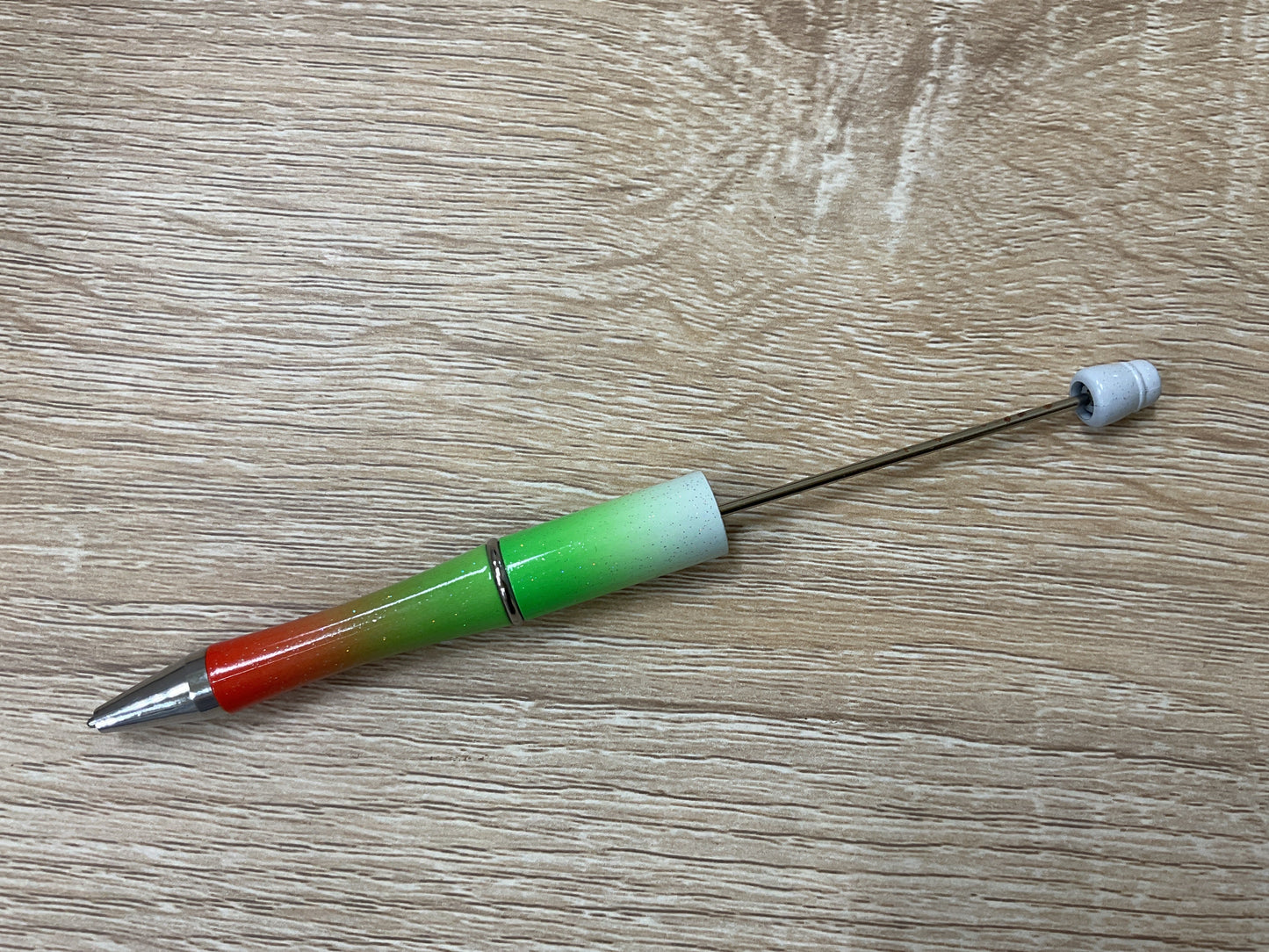 Plastic Beadable Pen Metallic/Ombre Colors