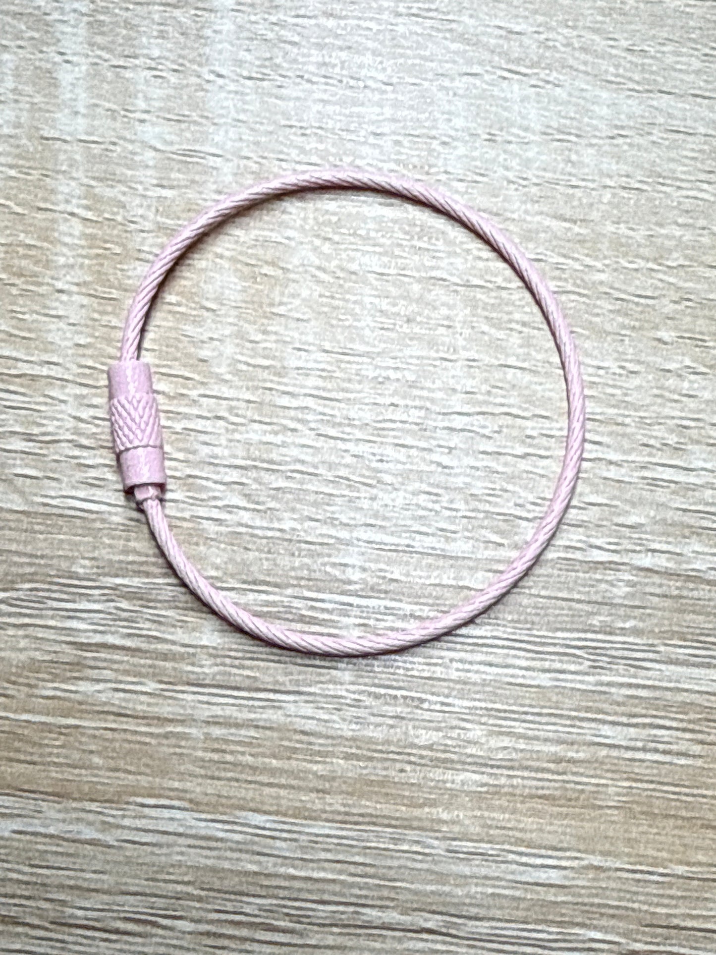 Steel Wire Keyring Steel Cable - 15cm - 1 piece