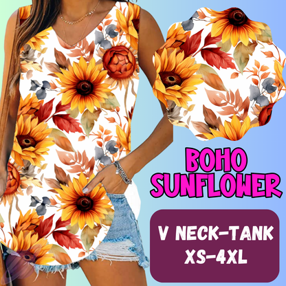BOHO SUNFLOWER-PPO 13- TOPS AND BOTTOMS-PREORDER CLOSING 6/15