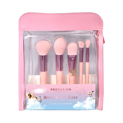 Dear Cupid - Struck By Love 5 PC Face & Eye Brush Set
