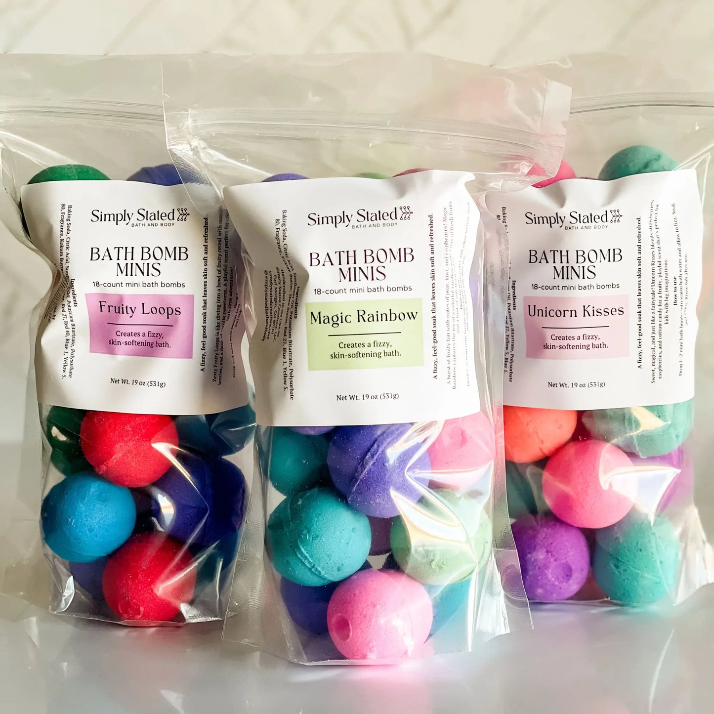 Magic Rainbow Bath Bomb Minis (18-count)