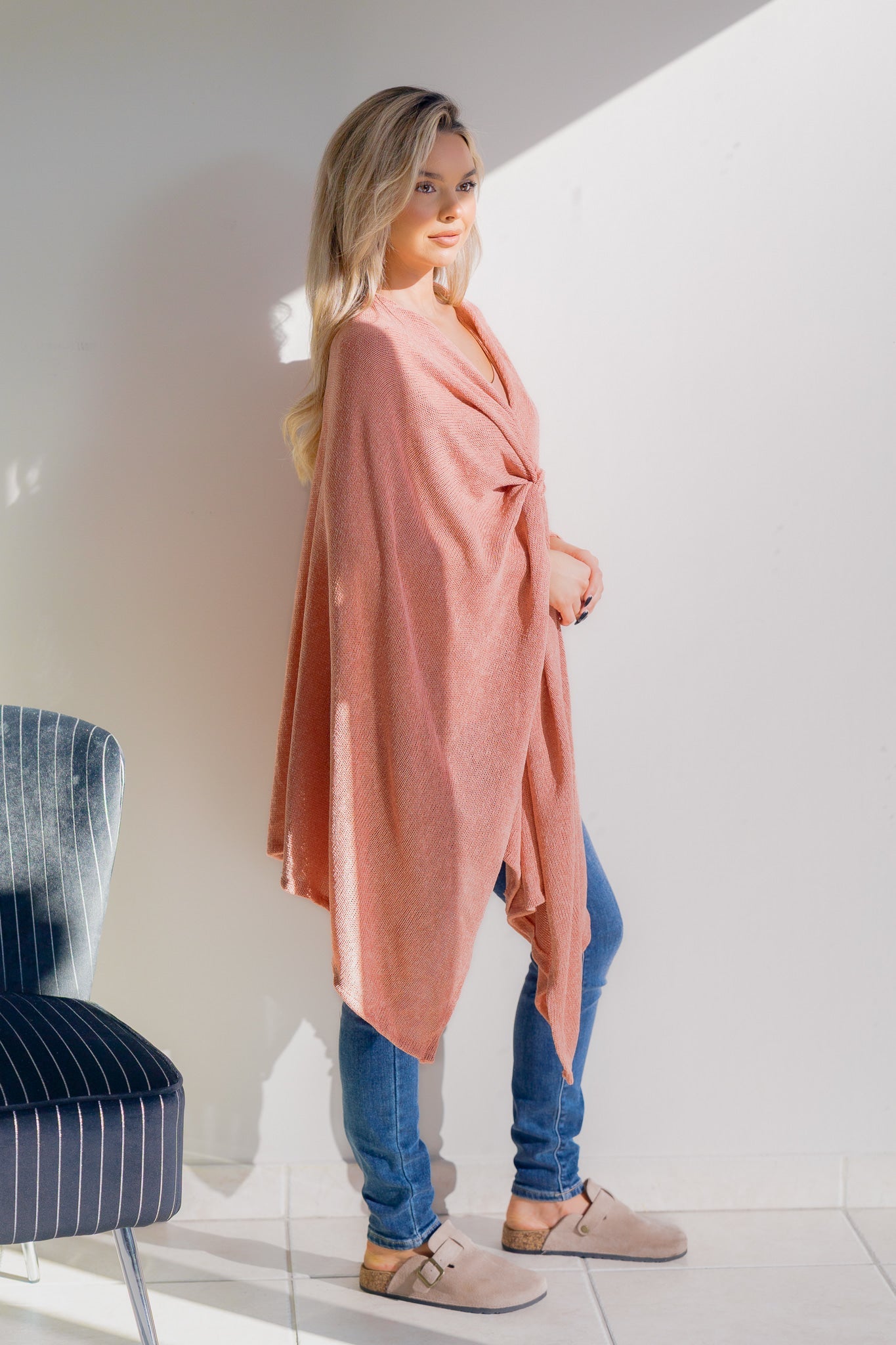 Blush Whisper Poncho