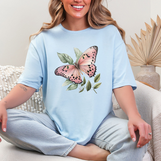Botanical Butterfly Graphic Tee