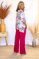 Botanical Bliss - Half Sleeve Top