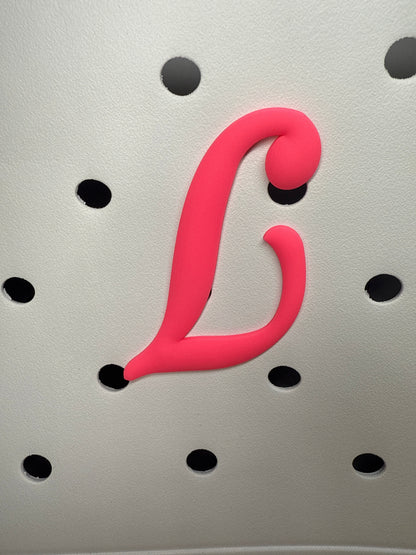 RDBOGGLETS Pink-  Decorative Alphabet Lettering Accessories Compatible with Bogg Bags