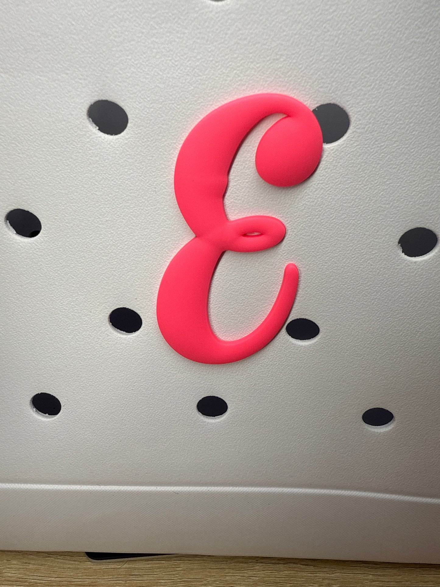 RDBOGGLETS Pink-  Decorative Alphabet Lettering Accessories Compatible with Bogg Bags