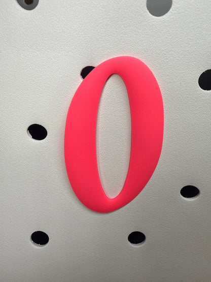 RDBOGGLETS Pink-  Decorative Alphabet Lettering Accessories Compatible with Bogg Bags