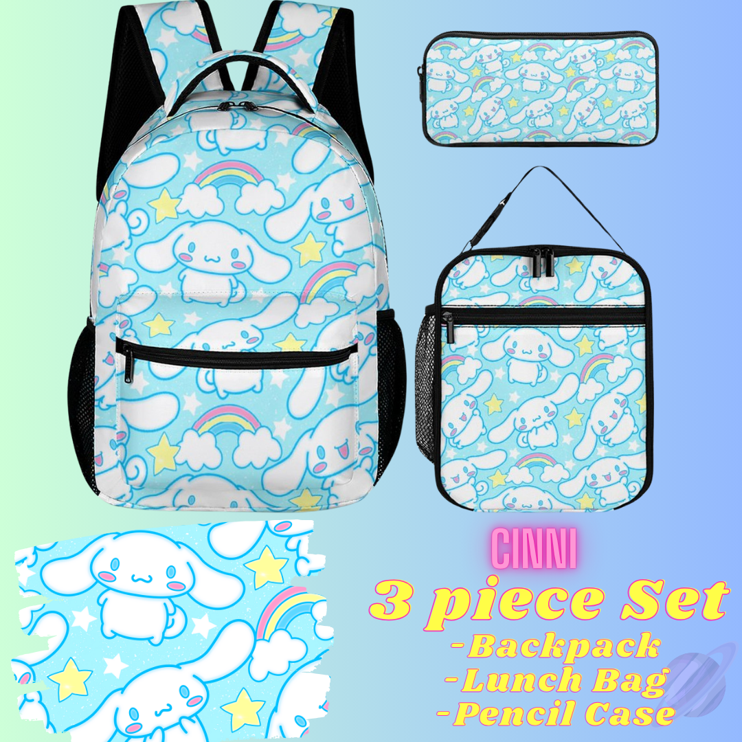 CINNI-3 PIECE BACKPACK SET-PREORDER CLOSING 7/3