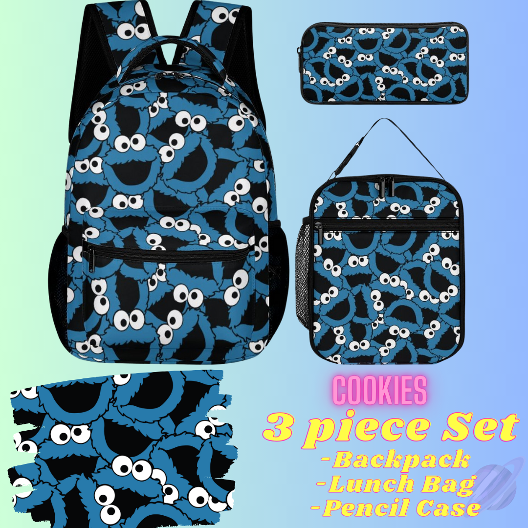 COOKIES-3 PIECE BACKPACK SET-PREORDER CLOSING 7/3