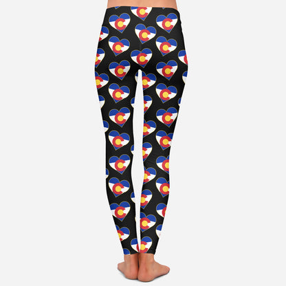 SUPER CLEARANCE Colorado Love (Exclusive) - High-quality Handcrafted Vibrant Leggings