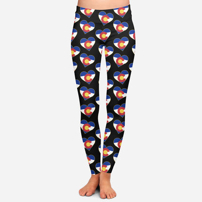 SUPER CLEARANCE Colorado Love (Exclusive) - High-quality Handcrafted Vibrant Leggings