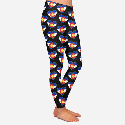 SUPER CLEARANCE Colorado Love (Exclusive) - High-quality Handcrafted Vibrant Leggings
